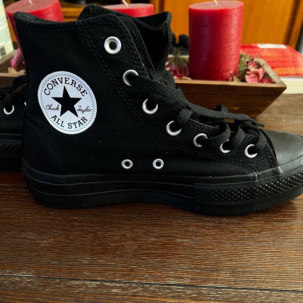 Converse canvas platform chuck Taylor all star